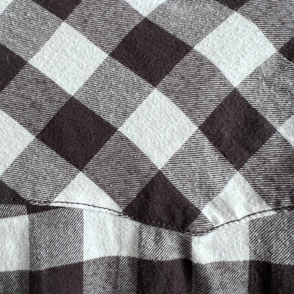 Jachs girlfriend, Buffalo Check/ paisley women’s button down, Large - Picture 8 of 10